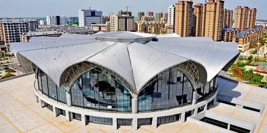 Dewan sukan Anhui Sapphire dan proses pembinaan keluli berpusatkan kecergasan fizikal yang komprehensif
